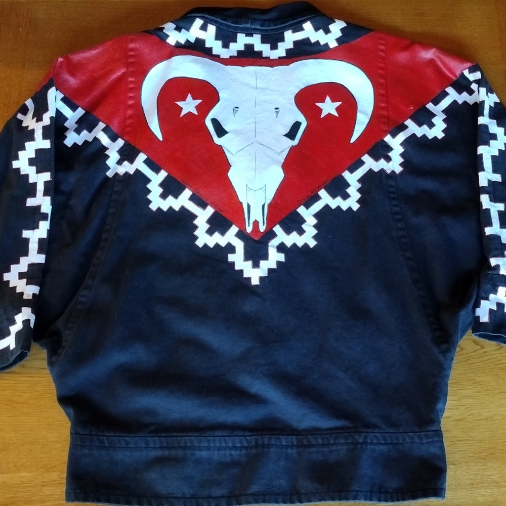 Doris Alexander Blazer Longhorn Jacket Titled Under Prairie Skies One of a Kind